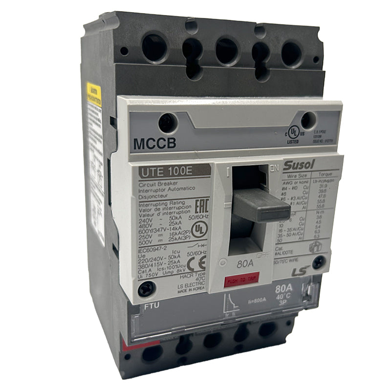 UTE100E FTU 80A 3P LL UL